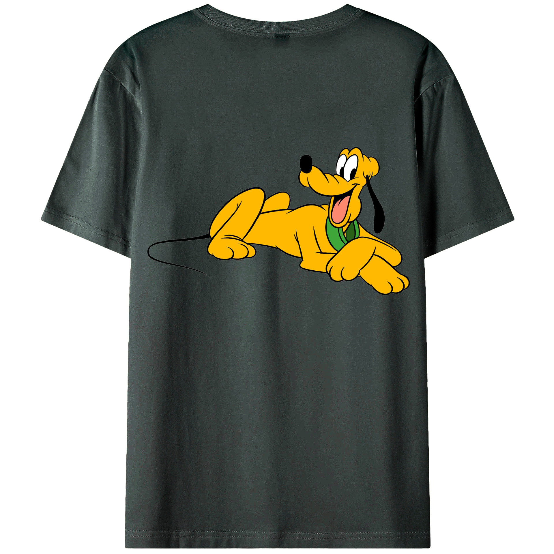 ミッキーマウス Mickey Mouse 綿100％ メンズ半袖Tシャツ（バックプリント） 通気性